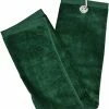 Longridge Blank Luxury 3 Fold Golf Towel -Green -Outlet Clubs Store 81Rbm0pTabL. AC SY450
