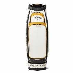 Callaway Staff Rogue Bag White Black Gold -Outlet Clubs Store CA22A0305002 6 L