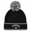 Callaway Classic Beanie Black White -Outlet Clubs Store CA9H0315004 L