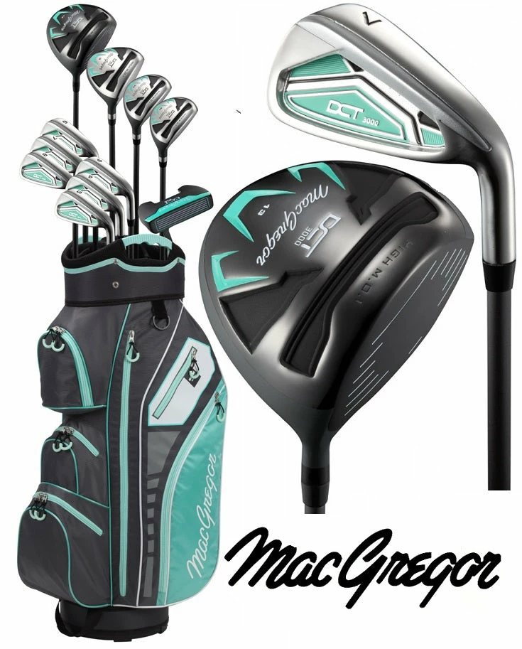Mac Gregor MacGregor DCT3000 Graphite Cart Set Ladies Right Hand 3 Mac Gregor MacGregor DCT3000 Graphite Cart Set Ladies Right Hand