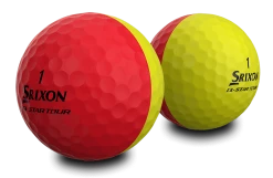 Srixon Q Star Divide Golf Balls - Yellow/Red -Outlet Clubs Store DIVIDE RED SHADOW