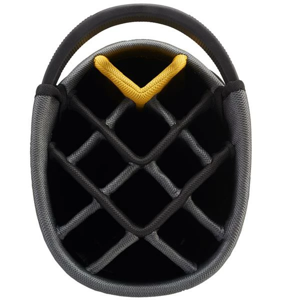 Powakaddy DLX-Lite Cart Bag Gunmetal Yellow 4 Powakaddy DLX-Lite Cart Bag Gunmetal Yellow - Image 2