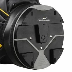 Powakaddy DLX-Lite Cart Bag Gunmetal Yellow 7 Powakaddy DLX-Lite Cart Bag Gunmetal Yellow -Outlet Clubs Store PW22A0304001 2 L