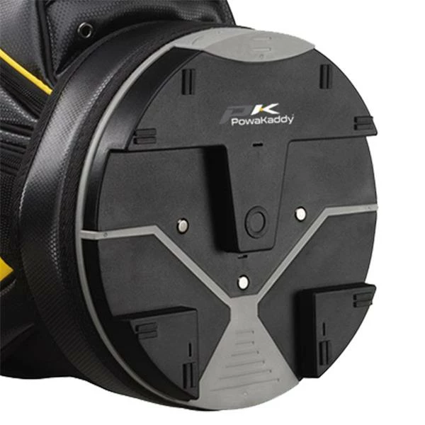 Powakaddy DLX-Lite Cart Bag Gunmetal Yellow 5 Powakaddy DLX-Lite Cart Bag Gunmetal Yellow - Image 3
