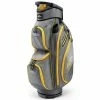 Powakaddy DLX-Lite Cart Bag Gunmetal Yellow -Outlet Clubs Store PW22A0304001 L