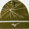 MIZUNO BREATH THERMO GRAPHIC BEANIE OLIVE -Outlet Clubs Store S52GW2501 39 khaki