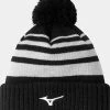 MIZUNO BREATH THERMO POM POM BEANIE BLACK -Outlet Clubs Store S52GW2502 09 Black