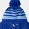 MIZUNO BREATH THERMO POM POM BEANIE BLUE -Outlet Clubs Store S52GW2502 23 Blue 1