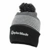 TaylorMade Bobble Beanie Black /Grey/ White 1 TaylorMade Bobble Beanie Black /Grey/ White -Outlet Clubs Store TA20H0308003 L