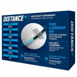 TaylorMade Distance + Golf Balls Dozen White -Outlet Clubs Store TA21D0101001 2 L