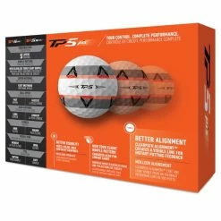 TaylorMade TP5 Pix 2.0 Golf Balls Dozen White (2 Dozen €90) -Outlet Clubs Store TA21D0103001 2 L