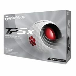 TaylorMade 2021 TP5x Golf Balls Dozen White