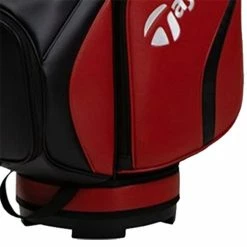TaylorMade Deluxe Cart Bag Red - Black -Outlet Clubs Store TA22A0308001 3 L