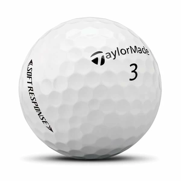 TaylorMade Soft Response 22 Golf Ball Dozen White 4 TaylorMade Soft Response 22 Golf Ball Dozen White - Image 2