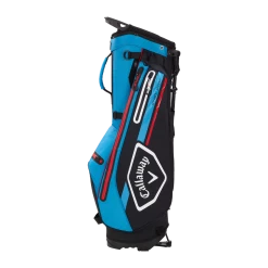 Callaway CHEV DRY STAND BAG Black/CYAN/Fire Red -Outlet Clubs Store bags 2021 chev dry stand 19011 4
