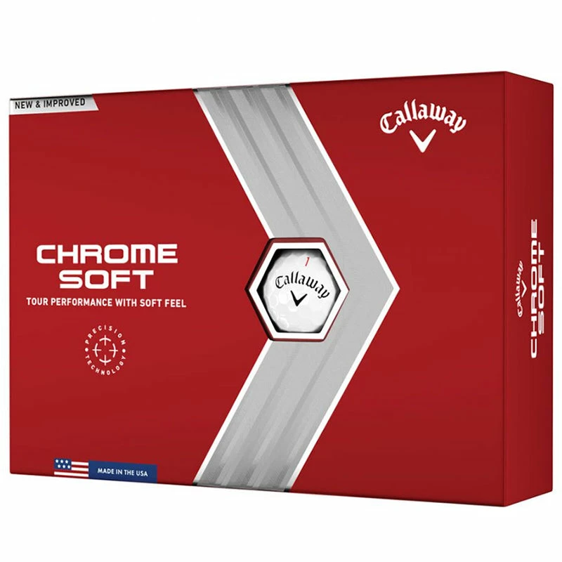 Callaway Chrome Soft 22 Golf Balls White (2 Dozen €99) 3 Callaway Chrome Soft 22 Golf Balls White (2 Dozen €99)