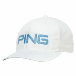 Ping Classic Lite Golf Cap White/Light Blue