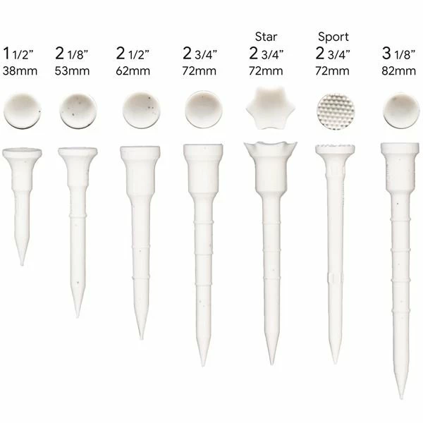 Lignum 72mm Tees 12pk - Hitting Green 5 Lignum 72mm Tees 12pk - Hitting Green - Image 3