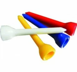 Longridge 50MM (20 PCS) PLASTIC TEES MIXED COLOURS